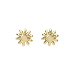 Best 18K Gold Fluted Earrings Gold