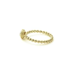 New 18K Gold Heart Diamond Ring Gold