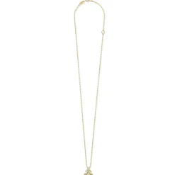 Cheap 18K Gold Honeybee Pendant Necklace Gold