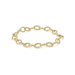 Shop 18K Gold Large Link Bracelet Gold