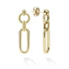 New 18K Gold Link Drop Earrings Drop Earrings