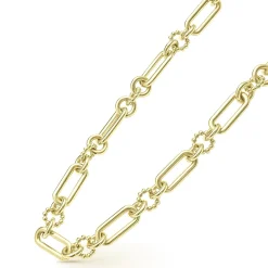 Cheap 18K Gold Link Necklace Gold