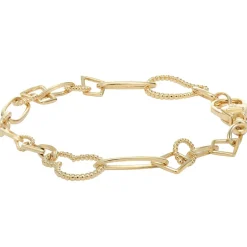 Hot 18K Gold Multi Link Bracelet Link Bracelets