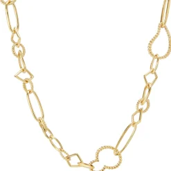 Store 18K Gold Multi Link Necklace Gold