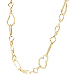 Store 18K Gold Multi Link Necklace Gold