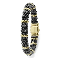 Outlet 18K Gold Station Ceramic Beaded Bracelet | 9Mm Gold