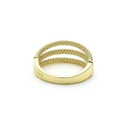 Best 18K Gold Superfine Caviar Ring Gold