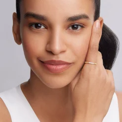 Best Sale 18K Gold Superfine Diamond Stacking Ring Gold