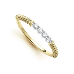 Store 18K Gold Superfine Diamond Stacking Ring Stacking Rings