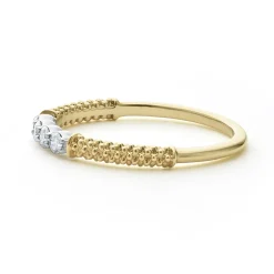 Flash Sale 18K Gold Superfine Diamond Stacking Ring Diamonds