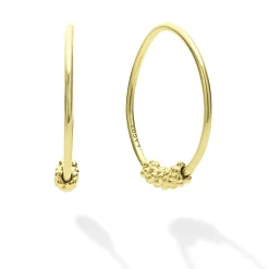 Discount 18K Gold Superfine Hoop Earrings Gold