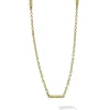 Sale 18K Gold Superfine Station Chain Necklace Gold