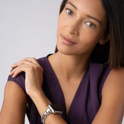 New 18K Rose Gold And Stainless Steel Watch Bracelet-38-45Mm Watch Bracelets