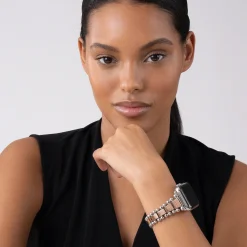 Shop 18K Rose Gold And Stainless Steel Watch Bracelet-42-49Mm Watch Bracelets