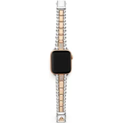 Store 18K Rose Gold And Sterling Silver Single Diamond Watch Bracelet-38-45Mm Diamonds