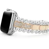 Best Sale 18K Rose Gold And Sterling Silver Half Diamond Watch Bracelet-38-45Mm Diamonds