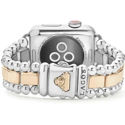 Best Sale 18K Rose Gold And Sterling Silver Half Diamond Watch Bracelet-38-45Mm Diamonds