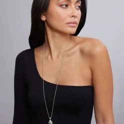 Discount Ladybug Pendant Necklace Silver