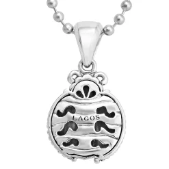Discount Ladybug Pendant Necklace Silver
