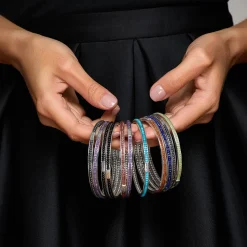 Online Lapis Bangle Silver