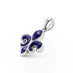 New Lapis Fleur De Lis Amulet Amulets