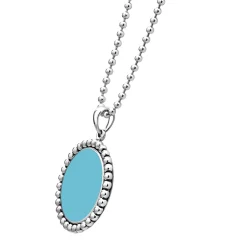 Online Large Ceramic Circle Pendant Necklace Gemstones