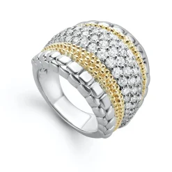 New Large Diamond Statement Ring Diamonds