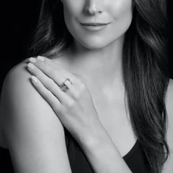 Outlet Large Diamond Statement Ring Statement Rings