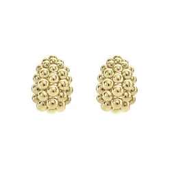 Cheap Large 18K Gold Omega Clip Earrings Gold