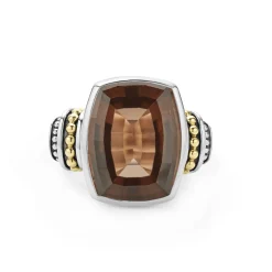 New Large Smokey Quartz Statement Ring Gemstones