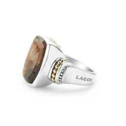 New Large Smokey Quartz Statement Ring Gemstones