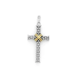 Shop Large Two-Tone Cross Amulet Amulets
