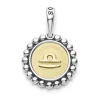 Store Libra Zodiac Charm Two-Tone