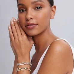 Online Link Bracelet Gift Set Two-Tone