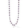 Outlet Long Amethyst Beaded Necklace Chains
