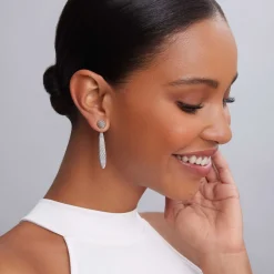 Flash Sale Long Caviar Beaded Drop Earrings Drop Earrings