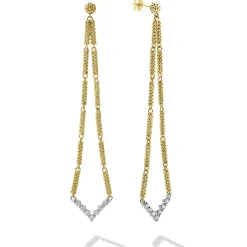 Best Sale Long Superfine Diamond Drop Earrings Diamonds