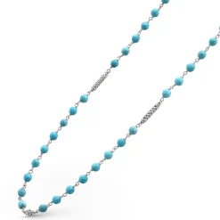 Best Long Turquoise Beaded Necklace Chains
