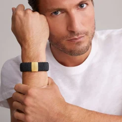 Online Matte Ceramic Caviar Statement Bracelet | 23Mm Bracelets