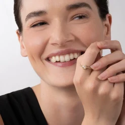 Online Medium Rose Cut Diamond Ring Gold