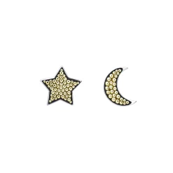 Flash Sale Moon And Star Stud Earrings Stud Earrings
