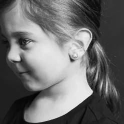 Shop Mother And Child Pearl Earring Set Silver