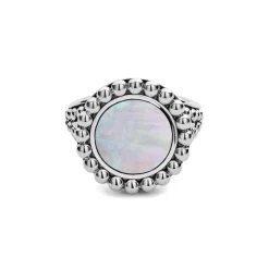 Best Mother Of Pearl Circle Ring Pearl