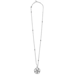 Online Mother Of Pearl Flower Pendant Necklace Pearl