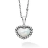 Store Mother Of Pearl Heart Necklace Pearl
