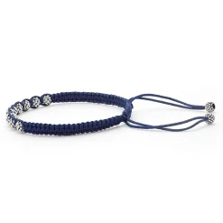 Discount Navy Blue Macrame Bracelet Bracelets