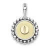 Best Sale O Initial Charm Two-Tone
