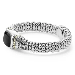 Best Onyx Caviar Bracelet | 9Mm Two-Tone