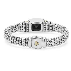 Best Onyx Caviar Bracelet | 9Mm Two-Tone