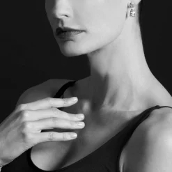 Sale Onyx Drop Earrings Two-Tone